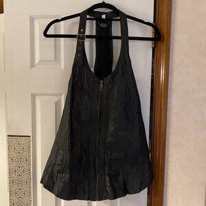 XCVI Perforated Leather Vest (NWOT) - Size M